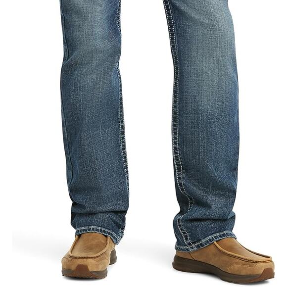 Ariat M7 Rocker Stretch Coltrane Stackable Straight-Leg Jeans for Men - 32x34 - Picture 3 of 10